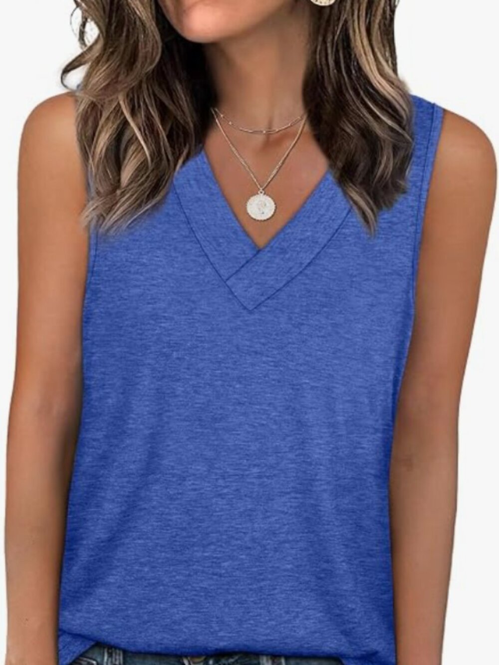 V Neck Tank Top